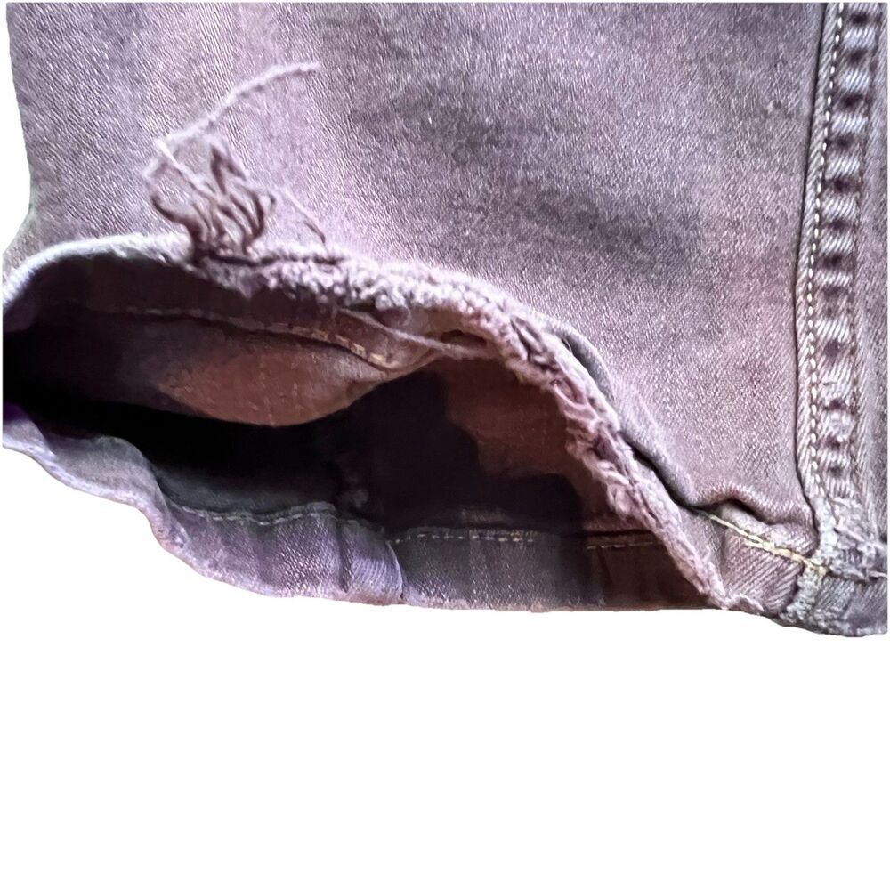 Paris Blues Y2K Brown Low Rise Bootcut Flare Jeans Pants Fade Juniors Size 5 - Picture 7 of 13